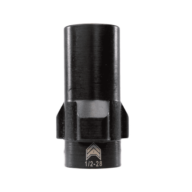 Angstadt Arms 3-Lug Muzzle Adapter Black Nitride Hardened Steel 9mm - AA093LSD28 Angstadt Arms 3-Lug Muzzle Adapter Black Nitride Hardened Steel 9mm - AA093LSD28