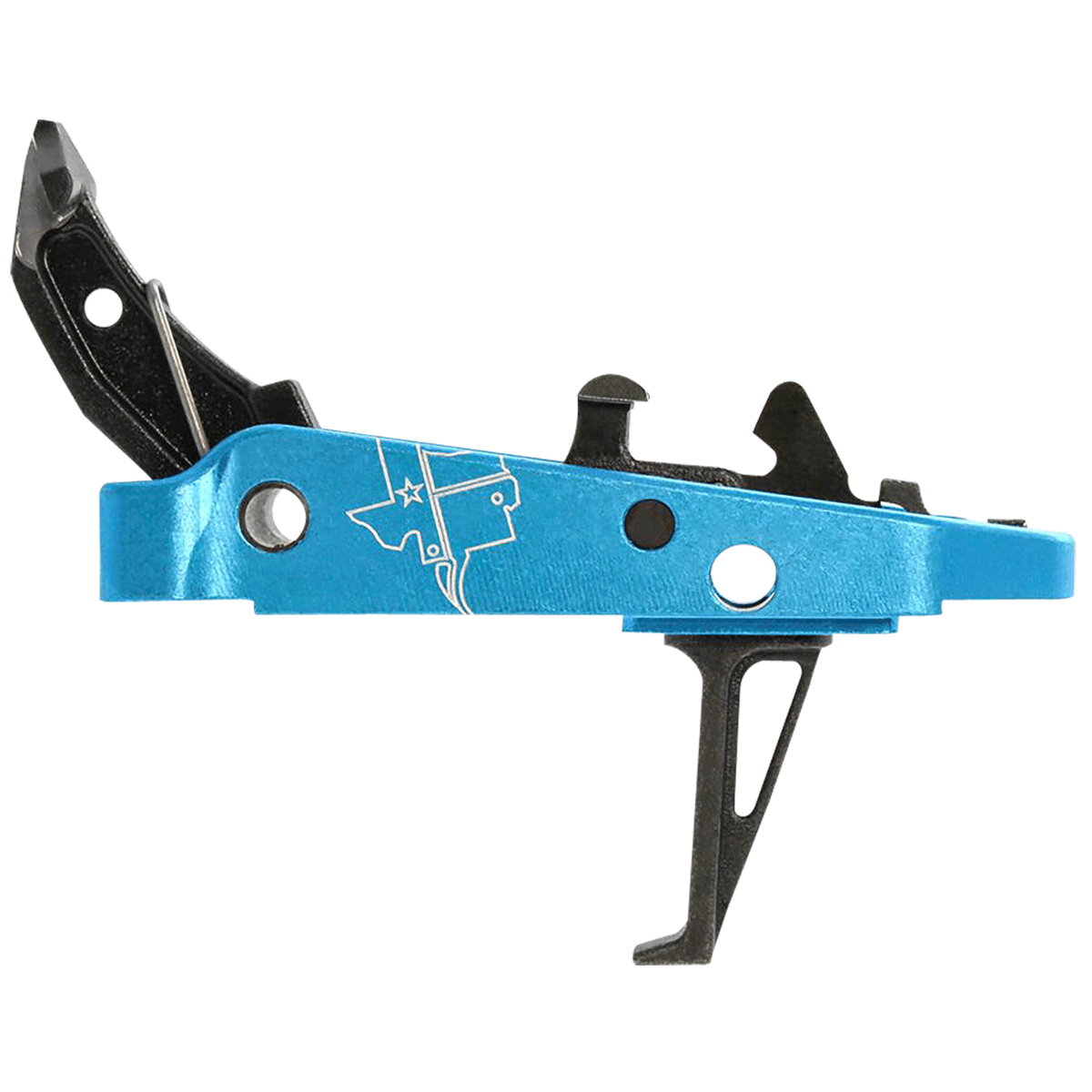 CMC Triggers Drop-In Trigger Group 2.0 Single-Stage Flat, 3.50 lbs Draw Weight - Black with Blue Housing, Fits AK-47 - 47503 CMC Triggers Drop-In Trigger Group 2.0 Single-Stage Flat, 3.50 lbs Draw Weight - Black with Blue Housing, Fits AK-47 - 47503
