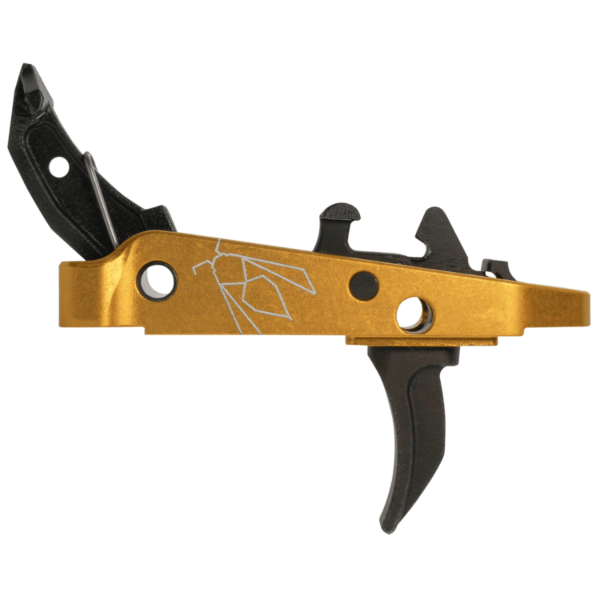 CMC Triggers Yella Jacket Combat Drop-In Trigger Group 2.0 Single-Stage Curve, 3.50 lbs Draw Weight - Black with Yellow Housing, Fits AK-47 - 47507 CMC Triggers Yella Jacket Combat Drop-In Trigger Group 2.0 Single-Stage Curve, 3.50 lbs Draw Weight - Black with Yellow Housing, Fits AK-47 - 47507