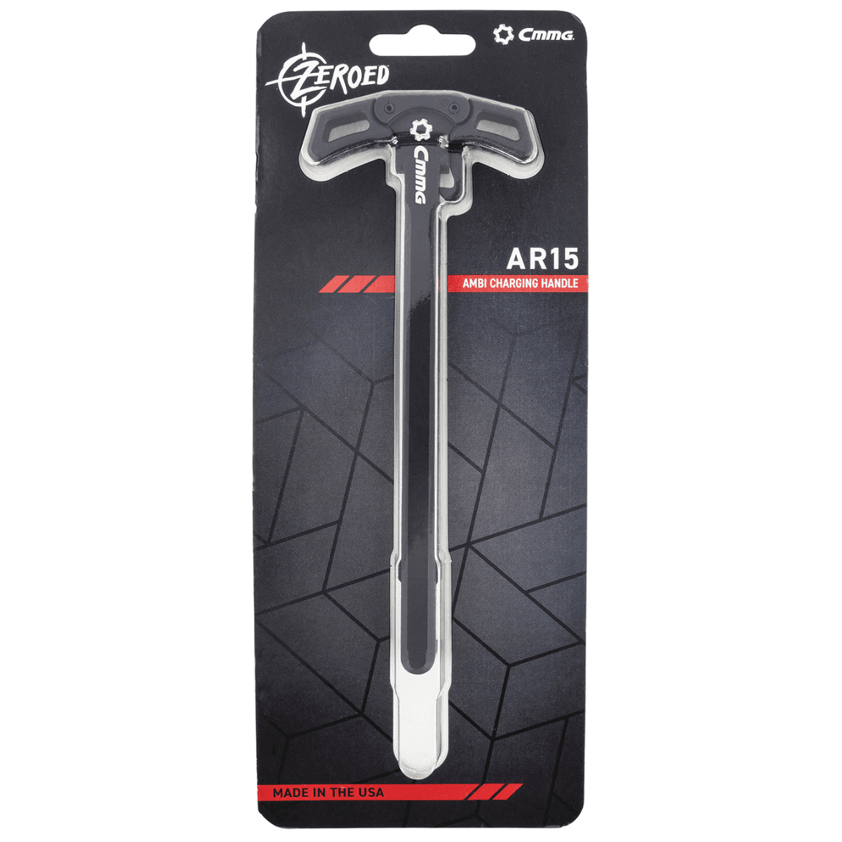 CMMG Zeroed Ambidextrous Charging Handle - 7075-T6 Aluminum, Fits AR-15 Platform - 55BA5A4 CMMG Zeroed Ambidextrous Charging Handle - 7075-T6 Aluminum, Fits AR-15 Platform - 55BA5A4