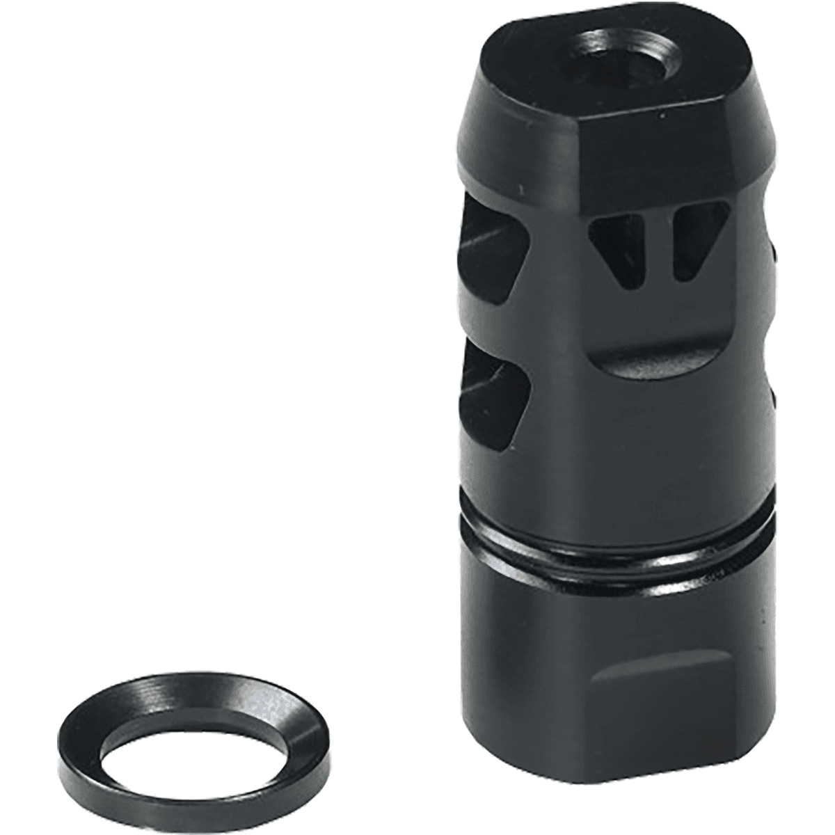 CMMG Zeroed SVD Muzzle Brake Defcan 3 - 7.62mm, Nitride 4140 Steel - 76DA527 CMMG Zeroed SVD Muzzle Brake Defcan 3 - 7.62mm, Nitride 4140 Steel - 76DA527