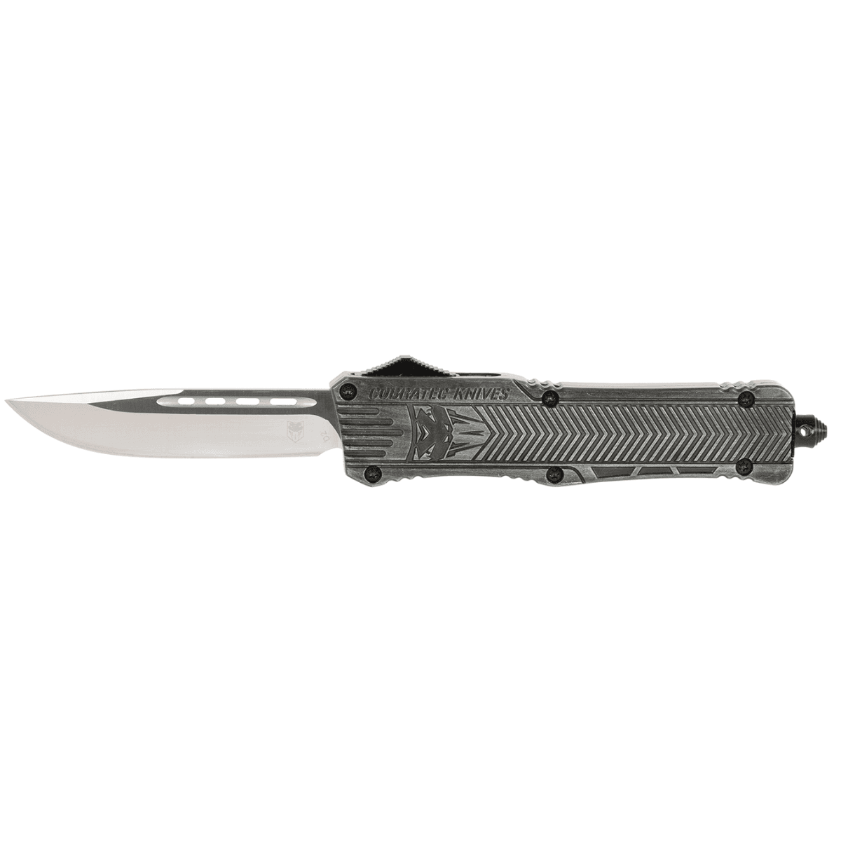 CobraTec CTK-1 Large OTF Knife with 3.75" Drop Point D2 Steel Blade - LSWCTK1LDNS CobraTec CTK-1 Large OTF Knife with 3.75" Drop Point D2 Steel Blade - LSWCTK1LDNS