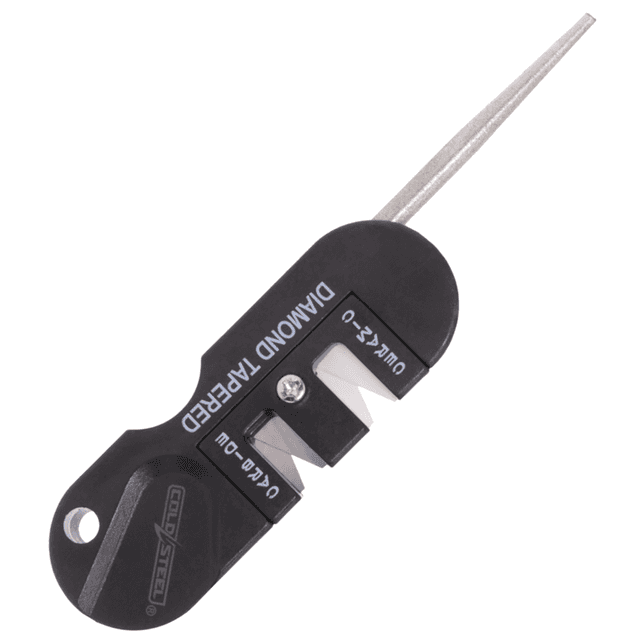 Cold Steel 3-In-1 Knife Sharpener with Black Carbide/Ceramic (Coarse/Fine) - CSKS31SCDR Cold Steel 3-In-1 Knife Sharpener with Black Carbide/Ceramic (Coarse/Fine) - CSKS31SCDR