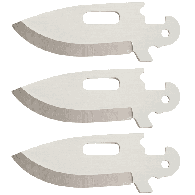 Cold Steel Click-N-Cut Blades for Click-N-Cut Knife, Drop Point 2.50" 420J2 SS Blade, Silver - CS40AP3AZ Cold Steel Click-N-Cut Blades for Click-N-Cut Knife, Drop Point 2.50" 420J2 SS Blade, Silver - CS40AP3AZ
