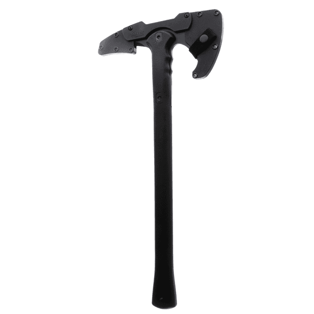 Cold Steel War Hawk Tomahawk with Spike, Plain 1055 Carbon Steel Blade, Black Polypropylene Handle, 19" Long, Includes Sheath - CS90PTWH Cold Steel War Hawk Tomahawk with Spike, Plain 1055 Carbon Steel Blade, Black Polypropylene Handle, 19" Long, Includes Sheath - CS90PTWH