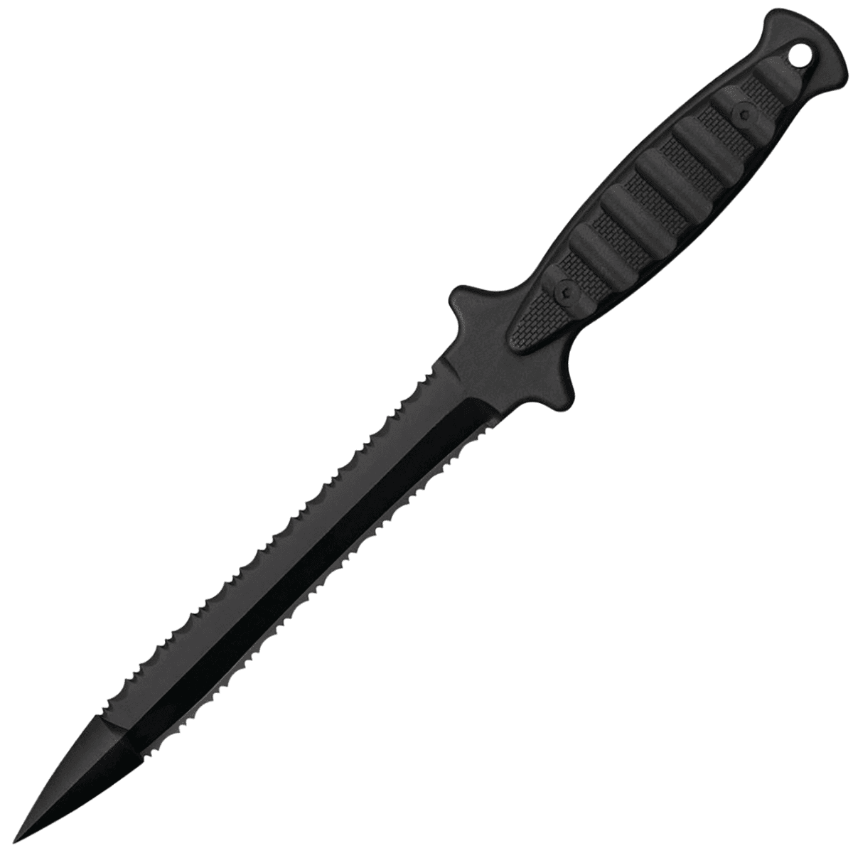 Cold Steel FGX Wasp with 7" Fixed Serrated Black Griv-Ex Blade and Handle - CS92FMA Cold Steel FGX Wasp with 7" Fixed Serrated Black Griv-Ex Blade and Handle - CS92FMA