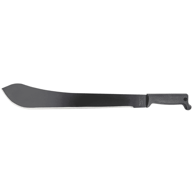 Cold Steel Bolo with 18" Black Matte Baked-On Anti-Rust 1055 Carbon Steel Blade, Black Polypropylene Handle, 23.63" Long, Includes Sheath - CS97LBMS Cold Steel Bolo with 18" Black Matte Baked-On Anti-Rust 1055 Carbon Steel Blade, Black Polypropylene Handle, 23.63" Long, Includes Sheath - CS97LBMS