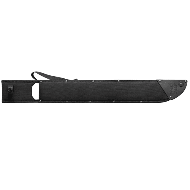 Cold Steel Thai with 22" Black Matte Baked-On Anti-Rust 1055 Carbon Steel Blade, Flat Oval Black Polypropylene Handle with Steel Guards, 36.50" Long, Includes Sheath - CS97THAMS Cold Steel Thai with 22" Black Matte Baked-On Anti-Rust 1055 Carbon Steel Blade, Flat Oval Black Polypropylene Handle with Steel Guards, 36.50" Long, Includes Sheath - CS97THAMS