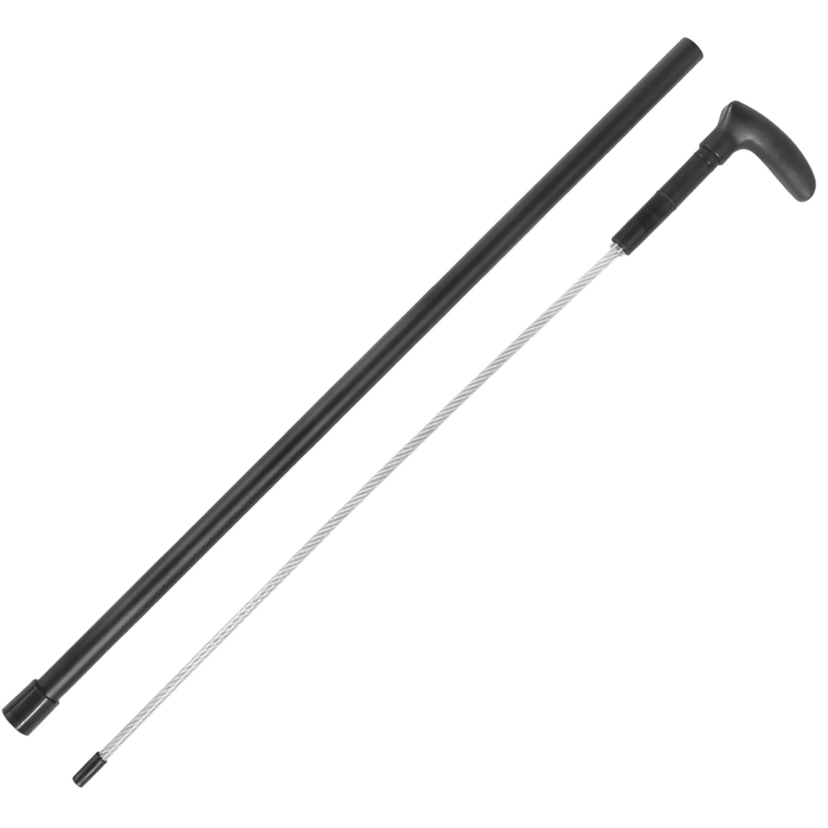 Cold Steel Cable Whip Cane with Black Carbon and Zinc Plating, 32" OAL - CSCN38CBL Cold Steel Cable Whip Cane with Black Carbon and Zinc Plating, 32" OAL - CSCN38CBL