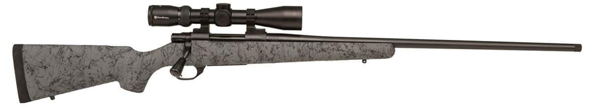Howa 1500 300 PRC 3+1 24" Blued Black Webbed Gray Fixed HS Precision Stock, Right Hand (Full Size) - HHS73531 Howa 1500 300 PRC 3+1 24" Blued Black Webbed Gray Fixed HS Precision Stock, Right Hand (Full Size) - HHS73531