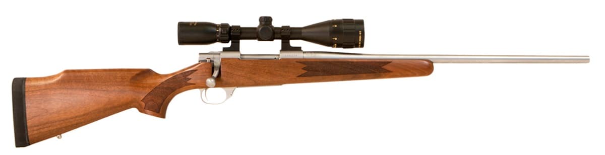 Howa M1500 Standard Hunter 308 Win 5+1 22" Stainless Steel Threaded Barrel, Stainless Steel Receiver, Fixed Walnut Stock, *Scope Not Included* - HWH308TS Howa M1500 Standard Hunter 308 Win 5+1 22" Stainless Steel Threaded Barrel, Stainless Steel Receiver, Fixed Walnut Stock, *Scope Not Included* - HWH308TS