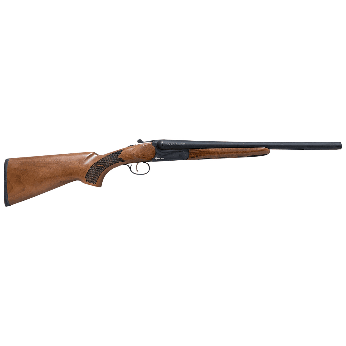 Citadel Coach Compact Frame 12 Gauge Break Open 3" 2rd 18.50" Blued Barrel & Receiver, Walnut Fixed Stock, Ambidextrous - CITSBS1218 Citadel Coach Compact Frame 12 Gauge Break Open 3" 2rd 18.50" Blued Barrel & Receiver, Walnut Fixed Stock, Ambidextrous - CITSBS1218