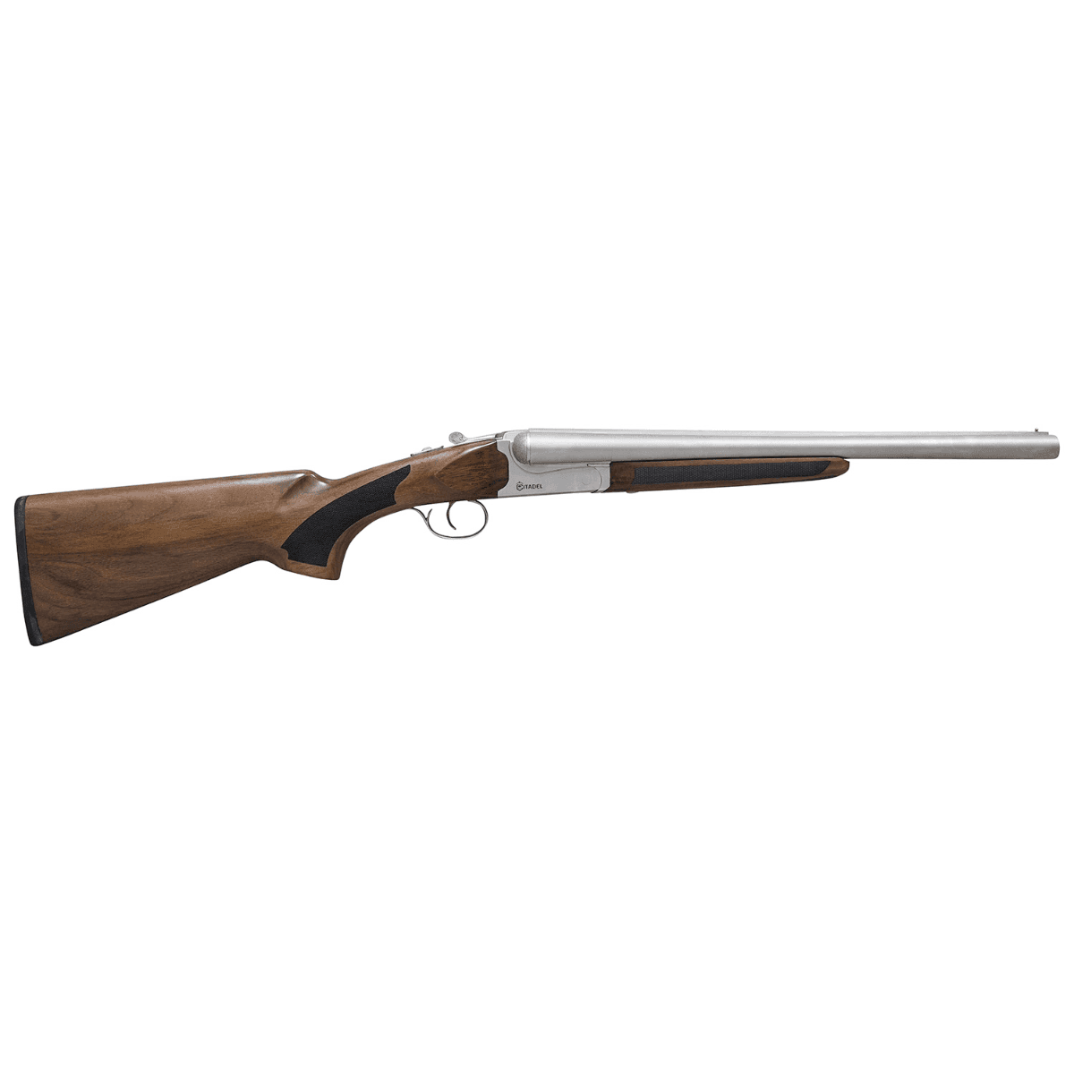 Citadel Coach 12 Gauge 3" 2rd 18.50" Nickel Barrel/Rec, Fixed Walnut Stock - CITSBS1218NKL Citadel Coach 12 Gauge 3" 2rd 18.50" Nickel Barrel/Rec, Fixed Walnut Stock - CITSBS1218NKL