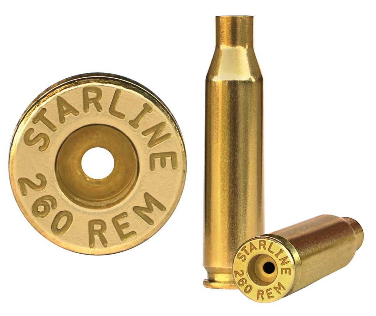 Starline Brass Unprimed Cases Rifle 260 Rem 50 Per Bag - 260REMEUP50 Starline Brass Unprimed Cases Rifle 260 Rem 50 Per Bag - 260REMEUP50