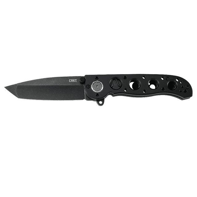CRKT M16-02DB 3.12" Folding Tanto Knife with Black Stonewashed D2 Steel Blade and Aluminum Handle - M1602DB CRKT M16-02DB 3.12" Folding Tanto Knife with Black Stonewashed D2 Steel Blade and Aluminum Handle - M1602DB