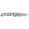 CRKT M16-02SS 3.06" Folding Tanto Knife with Satin 12C27 Sandvik Blade and Bead Blasted Stainless Steel Handle - 2 CRKT M16-02SS 3.06" Folding Tanto Knife with Satin 12C27 Sandvik Blade and Bead Blasted Stainless Steel Handle - 2