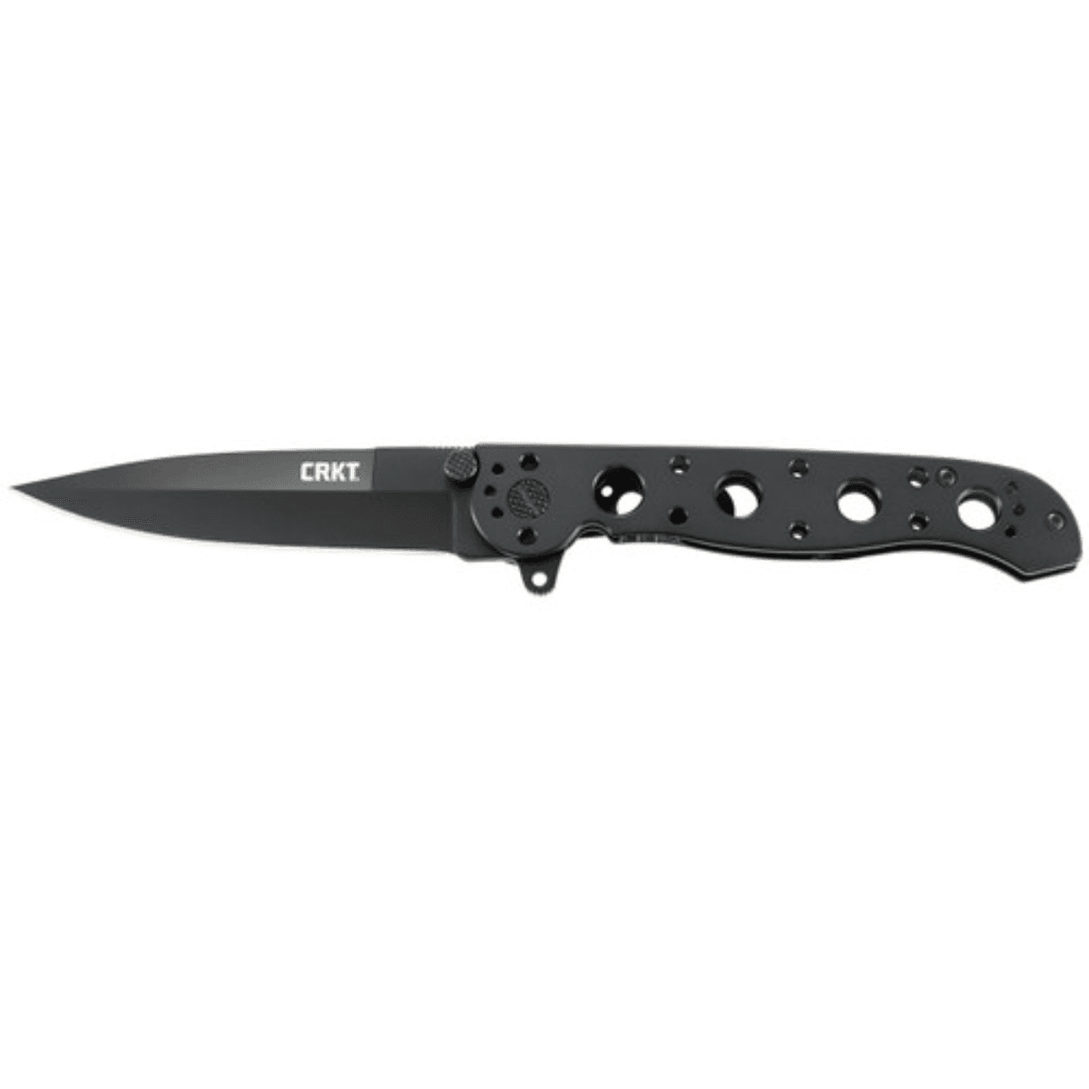 CRKT M16-03KS 3.55" Folding Spear Point Knife with 12C27 Sandvik Stainless Steel Blade and Black 2Cr13 Stainless Steel Handle - M1603KSC CRKT M16-03KS 3.55" Folding Spear Point Knife with 12C27 Sandvik Stainless Steel Blade and Black 2Cr13 Stainless Steel Handle - M1603KSC