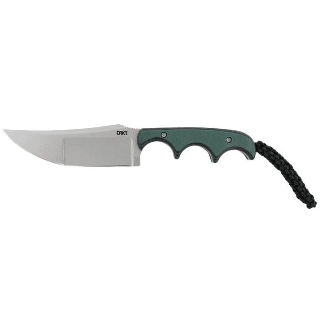 CRKT Minimalist Katana 3.56" Fixed Blade Knife with Bead Blasted 8Cr13MoV Stainless Steel Blade and Green Resin Infused Fiber Handle - 2394 CRKT Minimalist Katana 3.56" Fixed Blade Knife with Bead Blasted 8Cr13MoV Stainless Steel Blade and Green Resin Infused Fiber Handle - 2394