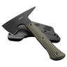CRKT Jenny Wren Compact 2.59" Tomahawk with Spike and Plain SK-5 Steel Blade, Green GRN Handle - 3 CRKT Jenny Wren Compact 2.59" Tomahawk with Spike and Plain SK-5 Steel Blade, Green GRN Handle - 3