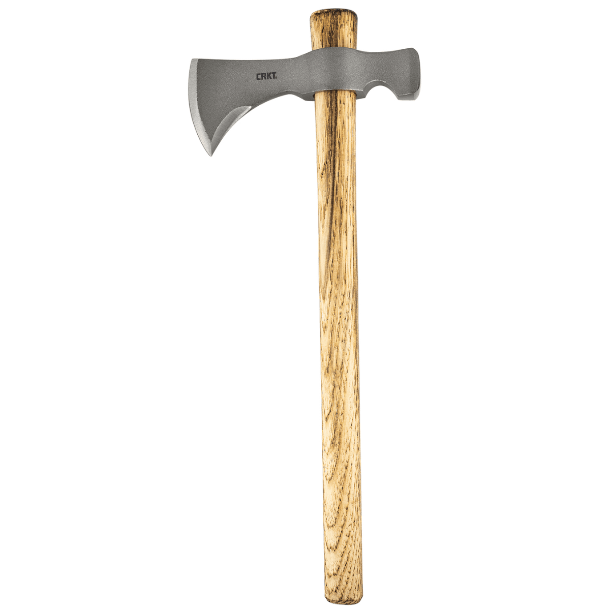 CRKT Woods Chogan T-Hawk 3.50" Tomahawk with 1055 Carbon Steel Blade and Tennessee Hickory Handle - 2730 CRKT Woods Chogan T-Hawk 3.50" Tomahawk with 1055 Carbon Steel Blade and Tennessee Hickory Handle - 2730