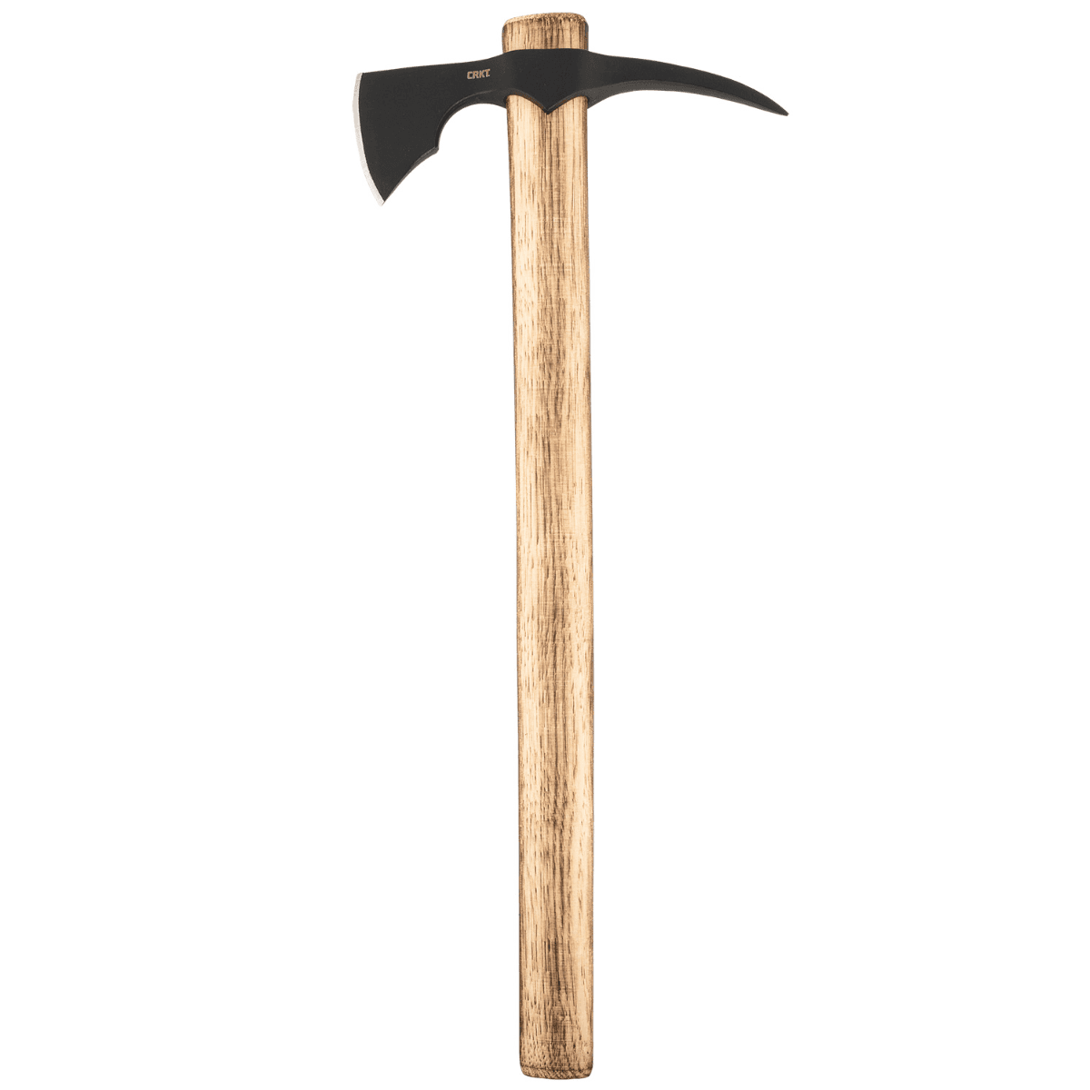 CRKT ODR 3.08" Axe with Spike and 1055 Carbon Steel Blade, Fire Treated Tennessee Hickory Handle - 2753 CRKT ODR 3.08" Axe with Spike and 1055 Carbon Steel Blade, Fire Treated Tennessee Hickory Handle - 2753