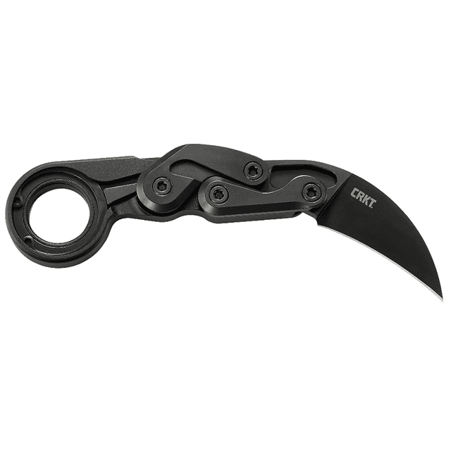 CRKT Provoke 2.41" Folding Hawkbill Knife with Black TiN D2 Steel Blade and Black Aluminum Handle - 4040 CRKT Provoke 2.41" Folding Hawkbill Knife with Black TiN D2 Steel Blade and Black Aluminum Handle - 4040