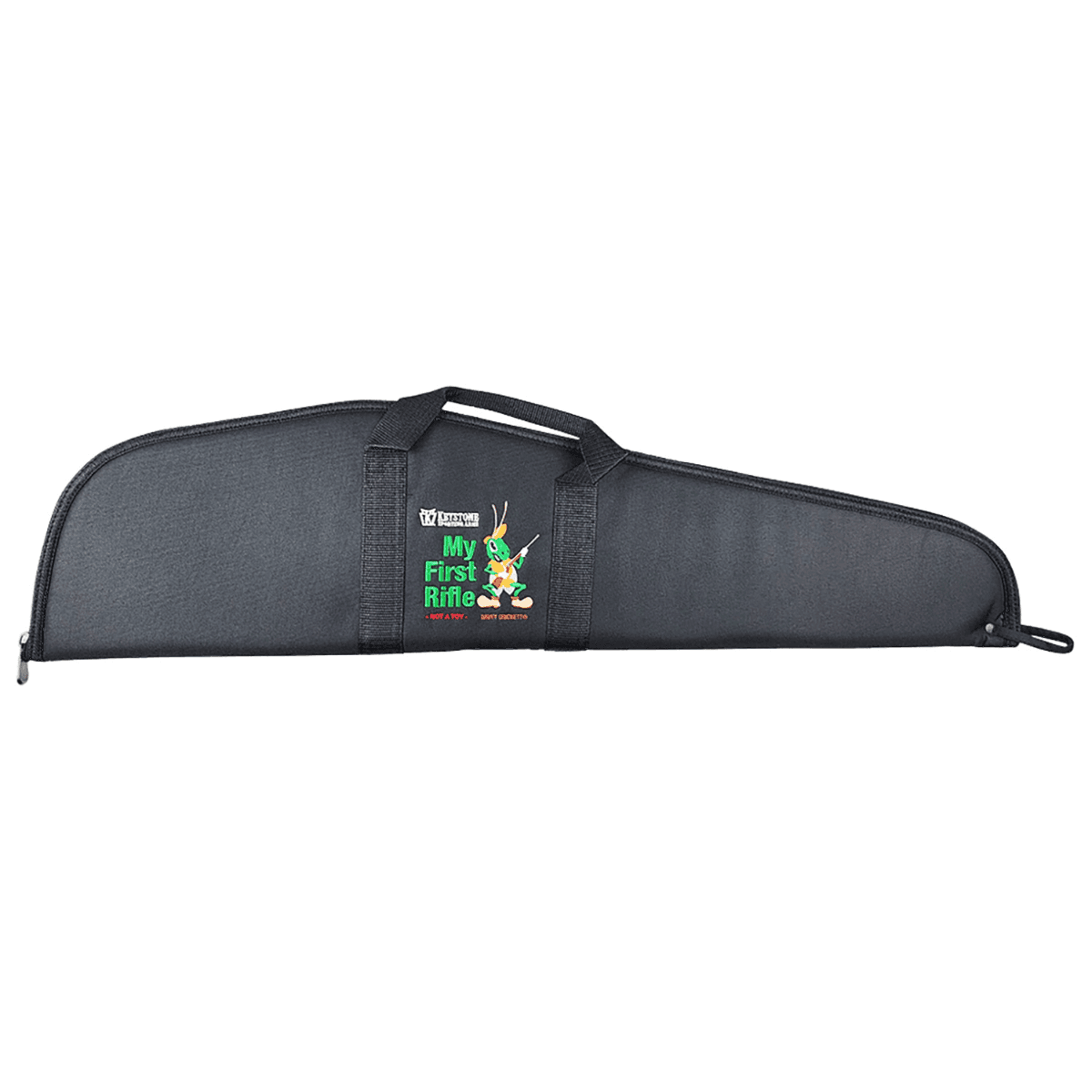 Crickett Soft Rifle Case - Black with White Logo, 33" x 8", Padded Zipper Closure - KSA035 Crickett Soft Rifle Case - Black with White Logo, 33" x 8", Padded Zipper Closure - KSA035