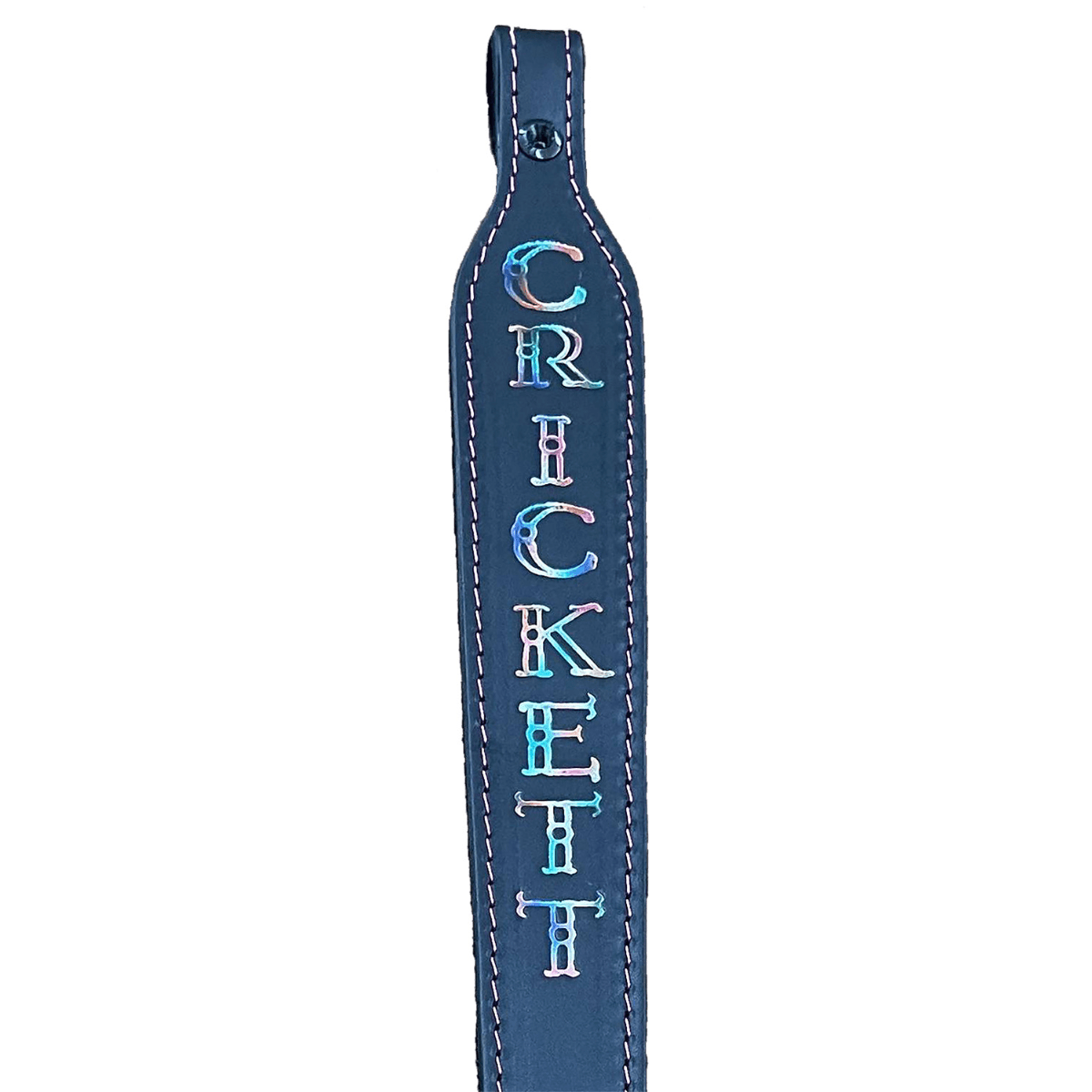 Crickett Rifle Sling - Black with Pink Stitching Leather, 23 inches L x 1.75 inches W - KSA802 Crickett Rifle Sling - Black with Pink Stitching Leather, 23 inches L x 1.75 inches W - KSA802