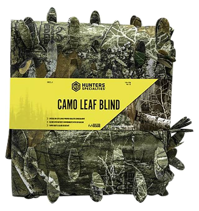 Hunters Specialties Camo Leaf Blind Realtree Edge Polyester 56" H x 12' L - 100123 Hunters Specialties Camo Leaf Blind Realtree Edge Polyester 56" H x 12' L - 100123