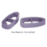 Crickett LOP Spacer Kit - Purple Polymer, Fits Synthetic Rifles, Includes 2.75-inch Spacers, 2 Long & 2 Short Butt Plate Screws, Instruction Card Crickett LOP Spacer Kit - Purple Polymer, Fits Synthetic Rifles, Includes 2.75-inch Spacers, 2 Long & 2 Short Butt Plate Screws, Instruction Card