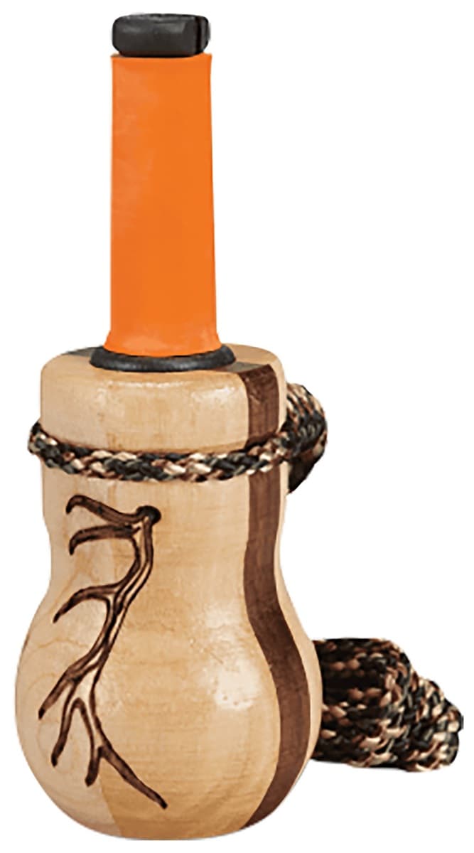 Wayne Carlton's Calls Lil' Heifer Cow Call Calf/Cow Sounds Walnut/Maple Wood Barrel - HSWCC70167 Wayne Carlton's Calls Lil' Heifer Cow Call Calf/Cow Sounds Walnut/Maple Wood Barrel - HSWCC70167