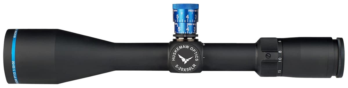Huskemaw Optics Blue Diamond Black 5-20x50mm 30mm Tube, HuntSmart Reticle - 10520BDMB Huskemaw Optics Blue Diamond Black 5-20x50mm 30mm Tube, HuntSmart Reticle - 10520BDMB