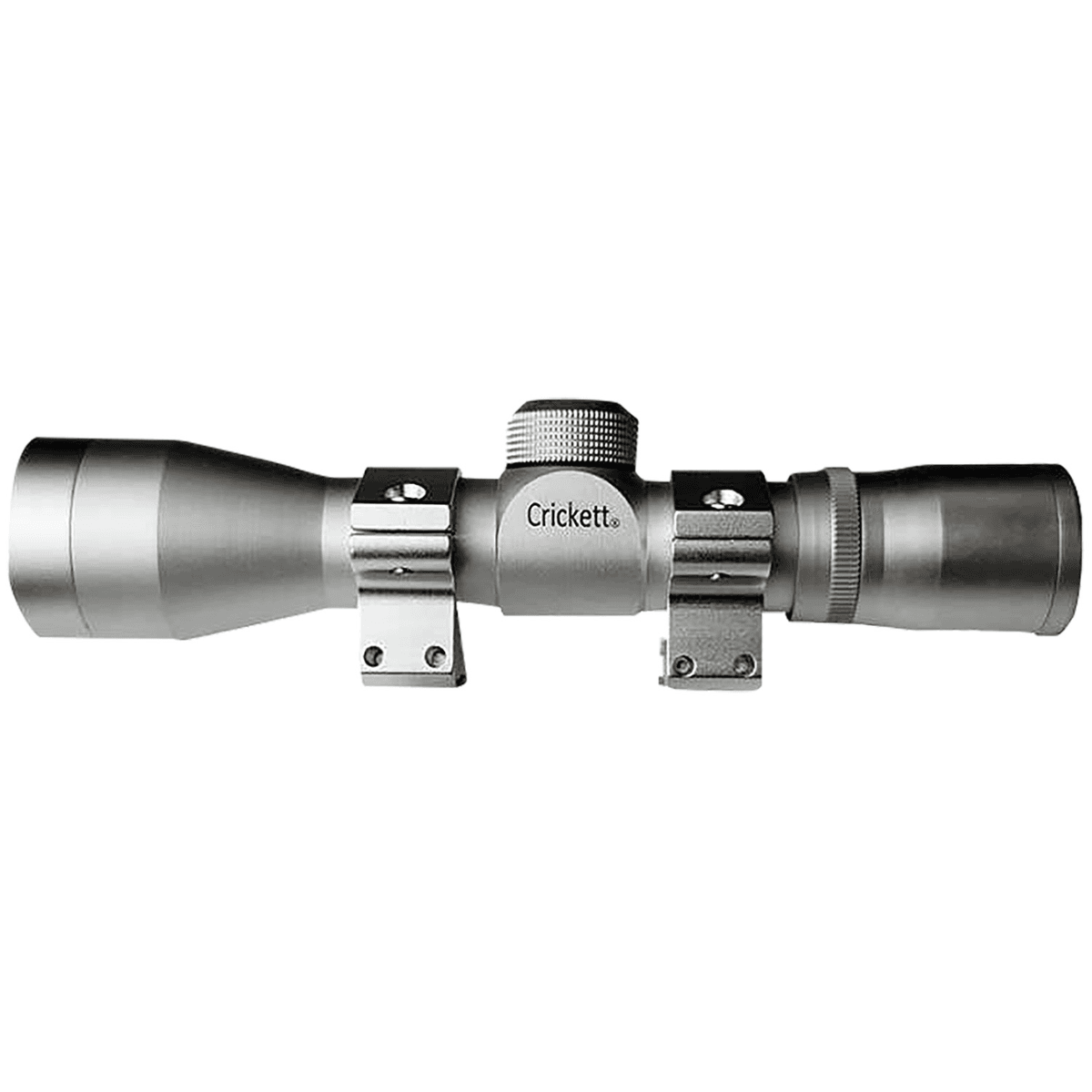 Crickett Compact Silver 4x32mm Scope, Includes Rings - KSA054S Crickett Compact Silver 4x32mm Scope, Includes Rings - KSA054S