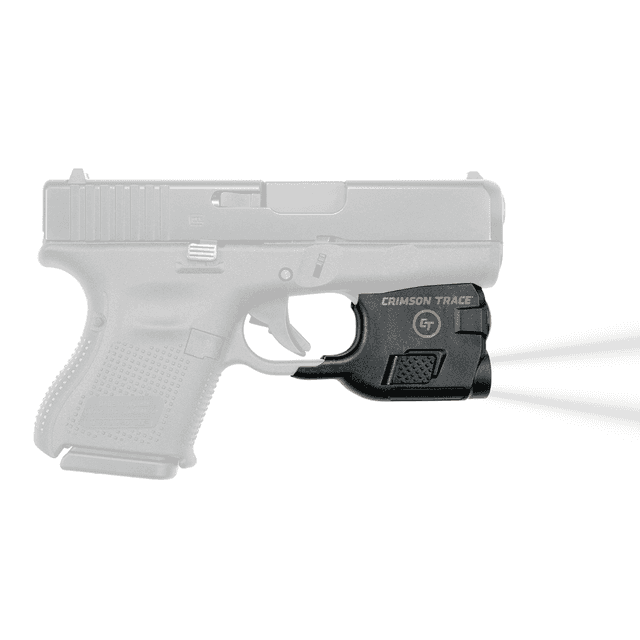 Crimson Trace LTG-777 Lightguard - Black Anodized, 110 Lumens White LED Light, Fits Glock 26/27/33 - 0183301 Crimson Trace LTG-777 Lightguard - Black Anodized, 110 Lumens White LED Light, Fits Glock 26/27/33 - 0183301