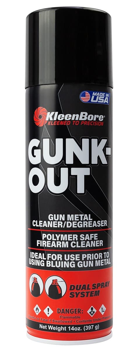 KleenBore Gunk-Out Gun Metal Cleaner/Degreaser 14 oz. Aerosol - GO5A KleenBore Gunk-Out Gun Metal Cleaner/Degreaser 14 oz. Aerosol - GO5A