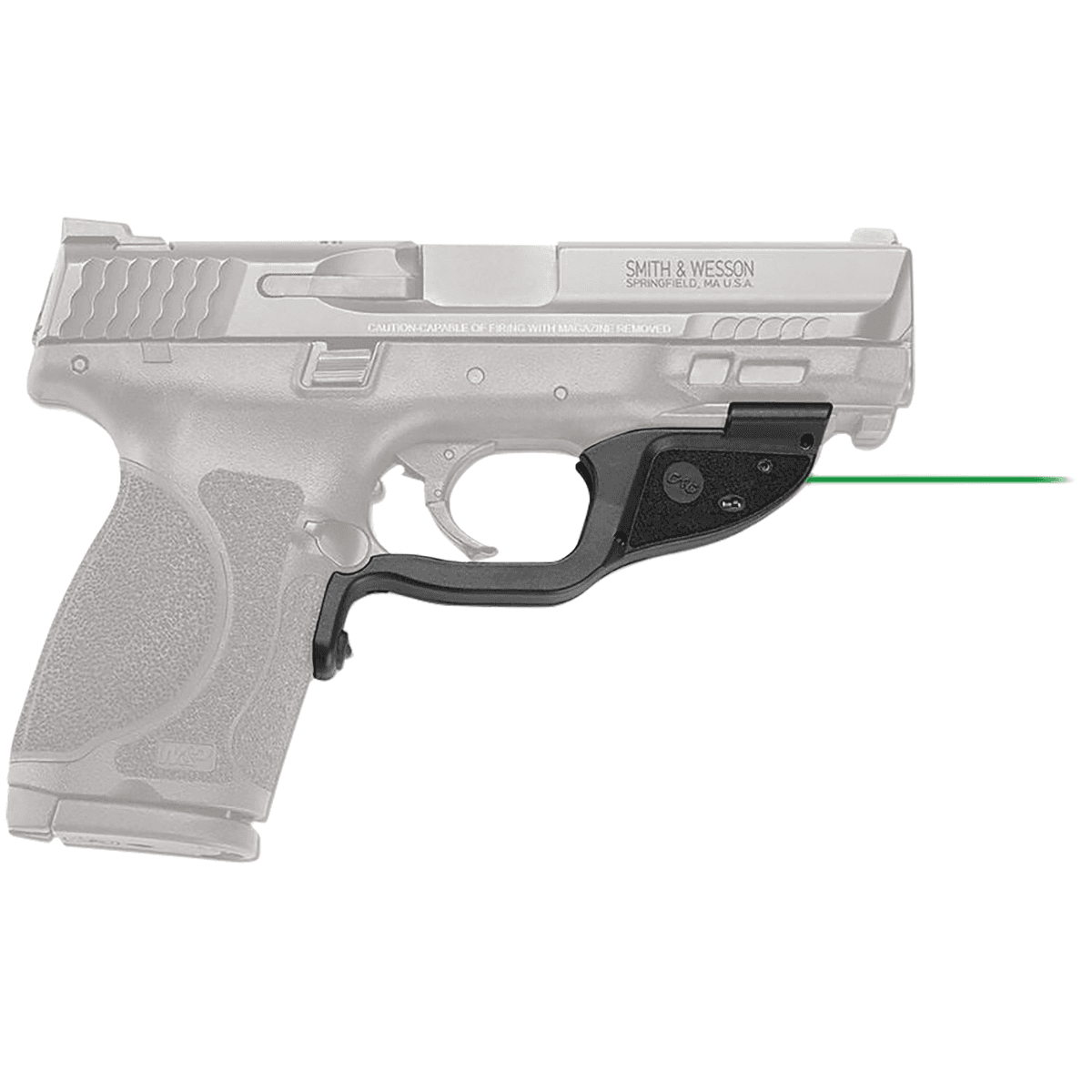 Crimson Trace LG-362G Green Laserguard - Black, Fits Smith & Wesson M&P M2.0 Full Size/Compact/Subcompact - 0174501 Crimson Trace LG-362G Green Laserguard - Black, Fits Smith & Wesson M&P M2.0 Full Size/Compact/Subcompact - 0174501