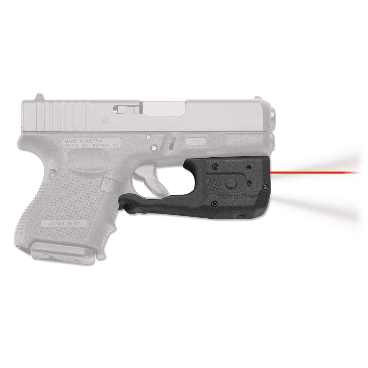Crimson Trace LL-810 Laserguard Pro - Black, Red Laser, Fits Glock Subcompact - 0172201 Crimson Trace LL-810 Laserguard Pro - Black, Red Laser, Fits Glock Subcompact - 0172201