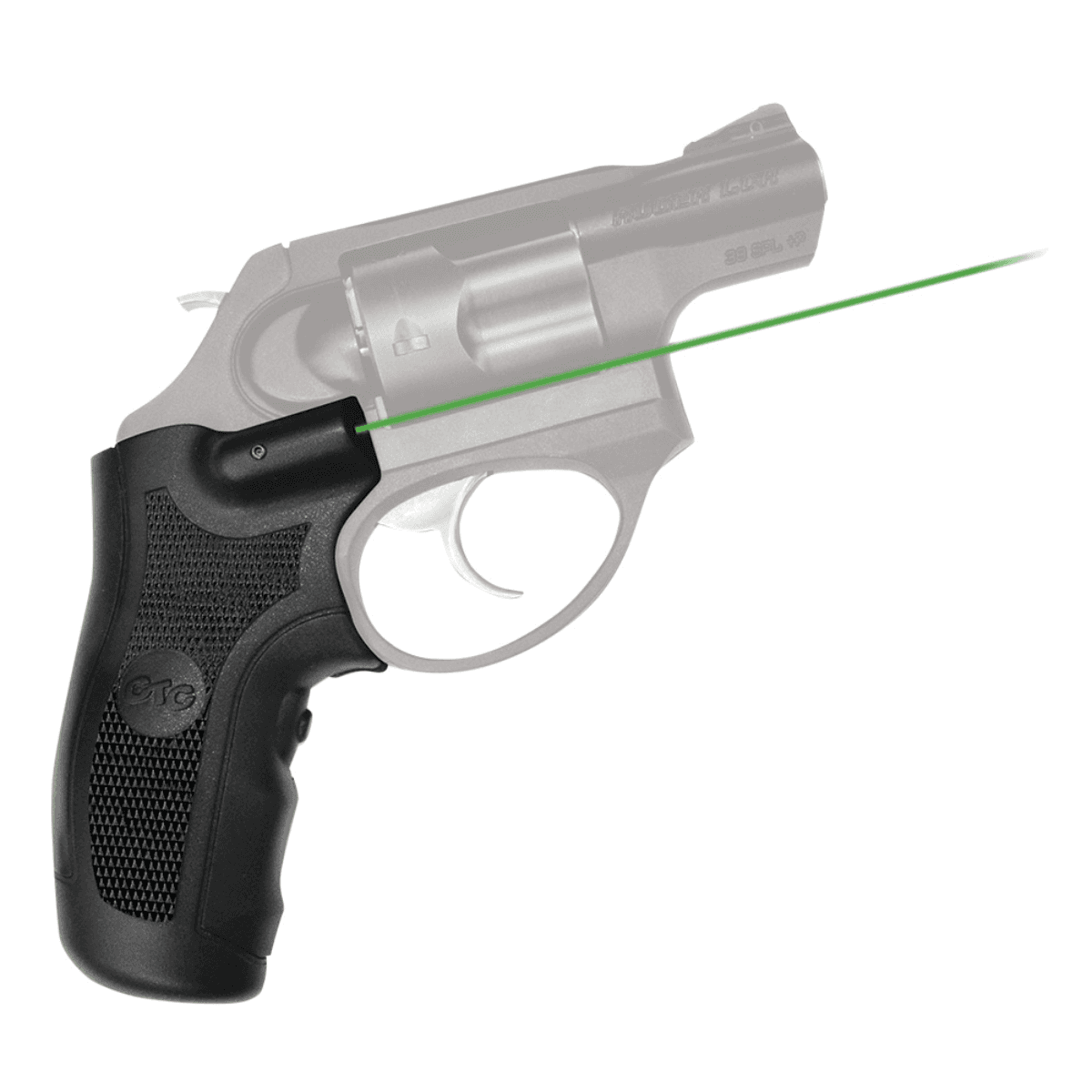 Crimson Trace LG-415G Lasergrips - Black, Green Laser, Fits Ruger LCR - 0145301 Crimson Trace LG-415G Lasergrips - Black, Green Laser, Fits Ruger LCR - 0145301