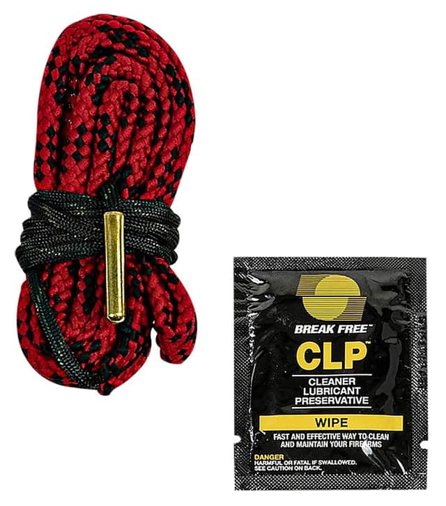 KleenBore Rifle Pull Through Cleaner .338 Cal Rifle w/ BreakFree CLP Wipe - RC-338 KleenBore Rifle Pull Through Cleaner .338 Cal Rifle w/ BreakFree CLP Wipe - RC-338