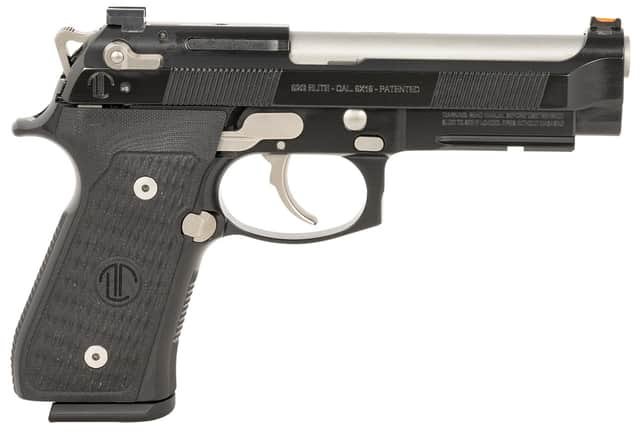 Langdon Tactical Tech 92 Elite LTT 9mm Luger 18+1 4.70" Target Crown Steel Barrel, Black Serrated Steel Slide, Black Frame w/Picatinny Rail, Black VZ/LTT G10 Grip - LTT92ECB Langdon Tactical Tech 92 Elite LTT 9mm Luger 18+1 4.70" Target Crown Steel Barrel, Black Serrated Steel Slide, Black Frame w/Picatinny Rail, Black VZ/LTT G10 Grip - LTT92ECB