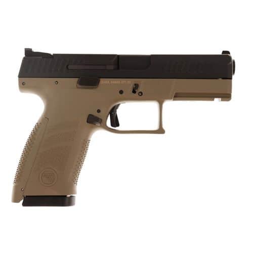 CZ-USA CZ P-10 C, 9mm, Compact, (2)-15Rd, FDE, 4.02" Night Sights CZ-USA CZ P-10 C, 9mm, Compact, (2)-15Rd, FDE, 4.02" Night Sights
