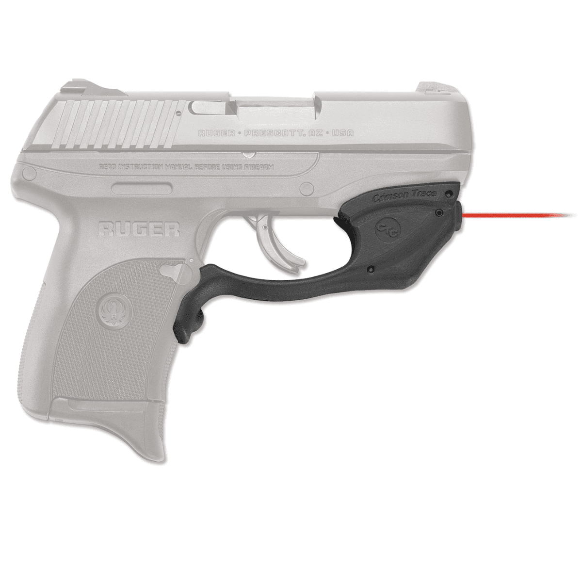 Crimson Trace LG-416 Laserguard - Black, Red Laser, Fits Ruger EC9S/LC9/LC9S/LC380 - 0178301 Crimson Trace LG-416 Laserguard - Black, Red Laser, Fits Ruger EC9S/LC9/LC9S/LC380 - 0178301
