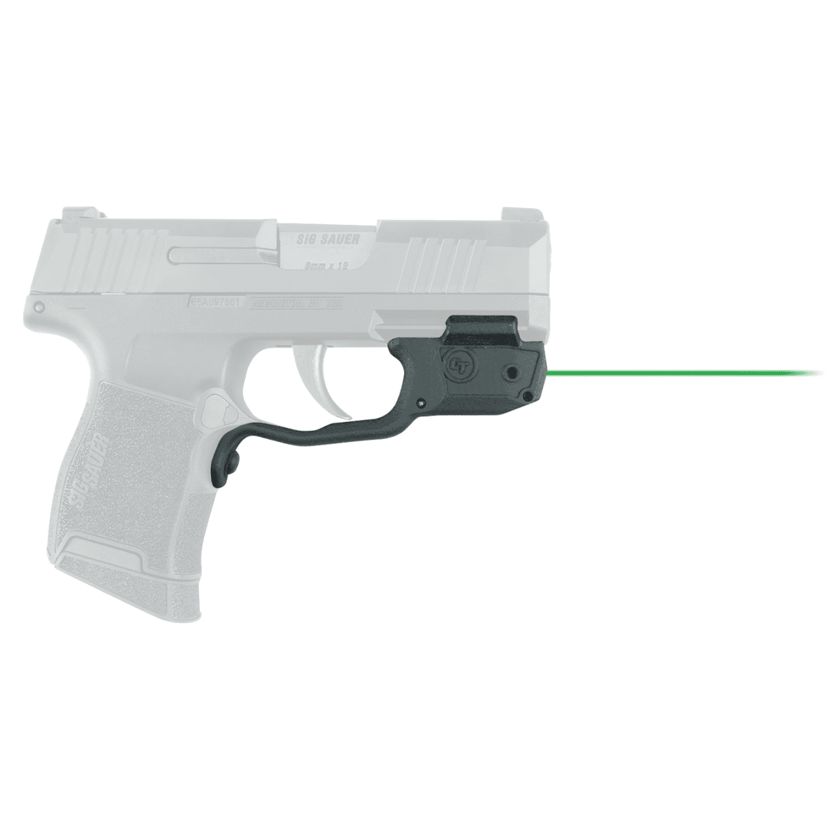Crimson Trace LG-422G Laserguard - Black, Green Laser Sight, Fits Sig Sauer P365 - 0181601 Crimson Trace LG-422G Laserguard - Black, Green Laser Sight, Fits Sig Sauer P365 - 0181601