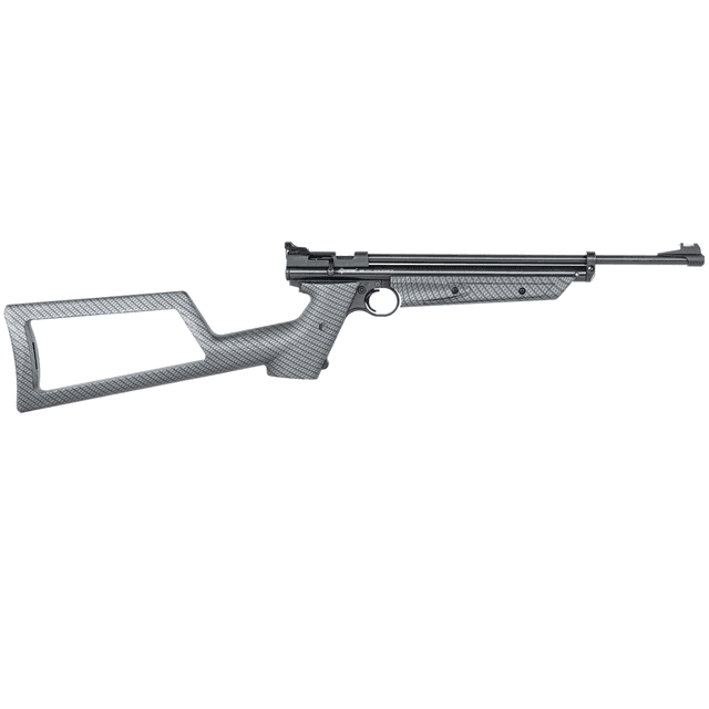 Crosman Drifter Kit Pump Airgun - .22, 1rd Capacity, Black Receiver, Gray Fixed Carbon Fiber Wrapped Stock - 2289CKFT Crosman Drifter Kit Pump Airgun - .22, 1rd Capacity, Black Receiver, Gray Fixed Carbon Fiber Wrapped Stock - 2289CKFT