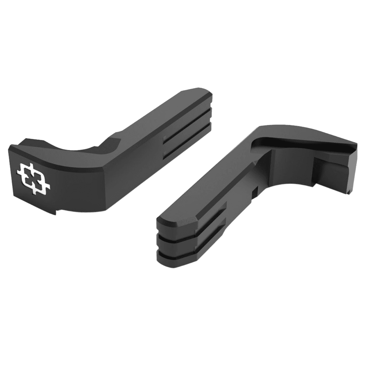Cross Armory Mag Catch Extended - Black Anodized Aluminum, Compatible with Glock Gen1-3/P80 - CRGMCBK Cross Armory Mag Catch Extended - Black Anodized Aluminum, Compatible with Glock Gen1-3/P80 - CRGMCBK