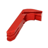 Cross Armory Mag Catch Extended - Red Anodized Aluminum, Compatible with Glock Gen1-3/P80 - 2 Cross Armory Mag Catch Extended - Red Anodized Aluminum, Compatible with Glock Gen1-3/P80 - 2