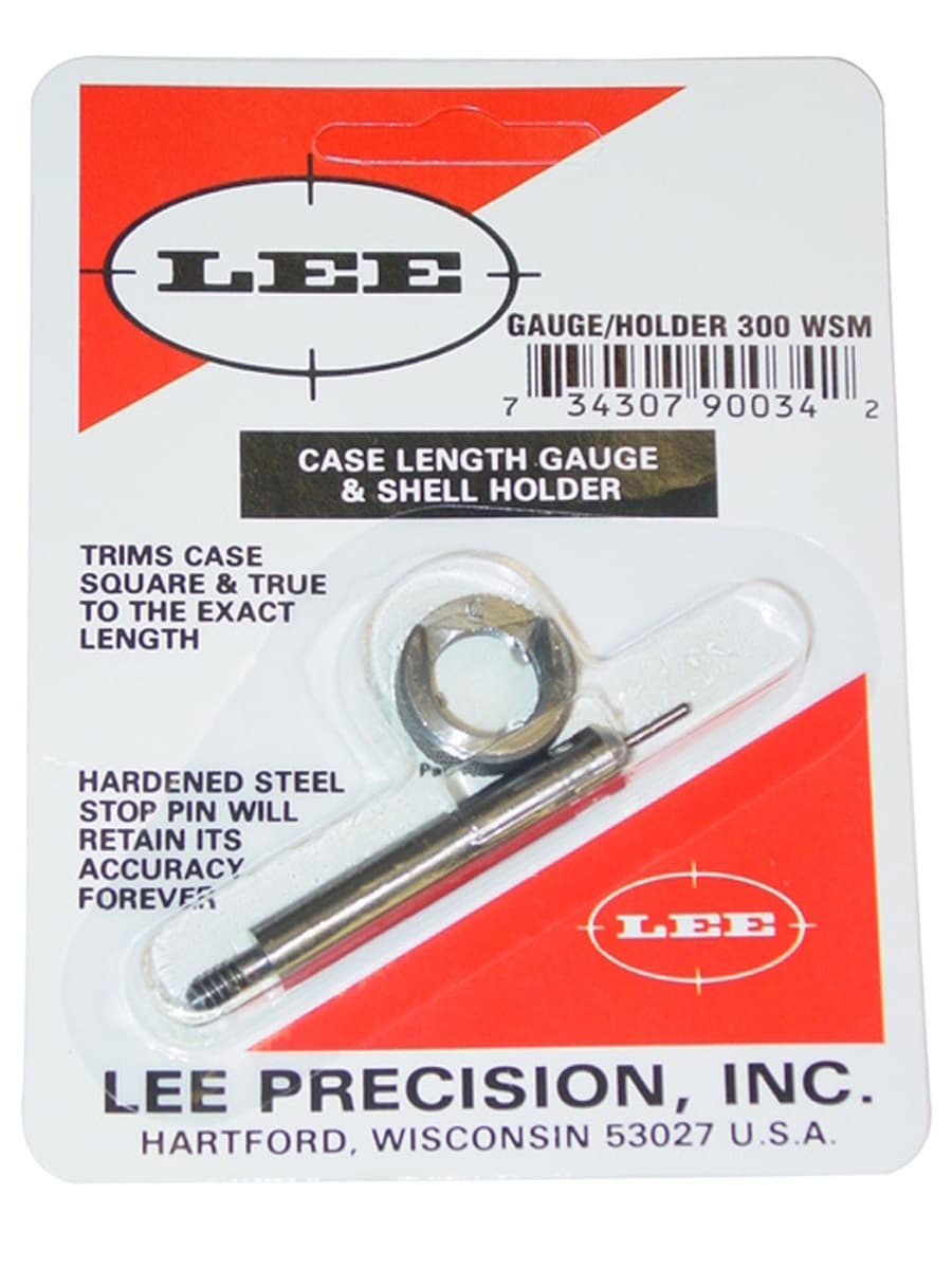 Lee Precision Case Length Gauge Silver 300 WSM Steel - 90034 Lee Precision Case Length Gauge Silver 300 WSM Steel - 90034
