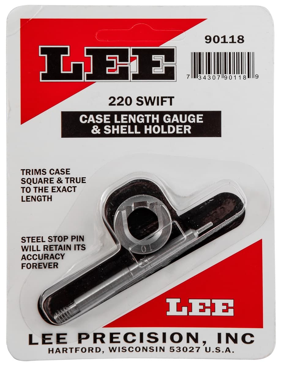 Lee Precision Case Length Gauge 220 Swift Steel - 90118 Lee Precision Case Length Gauge 220 Swift Steel - 90118