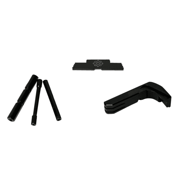 Cross Armory 3 Piece Kit Extended - Compatible with Glock Gen4, Black Steel/Aluminum - CRG4OKBK Cross Armory 3 Piece Kit Extended - Compatible with Glock Gen4, Black Steel/Aluminum - CRG4OKBK