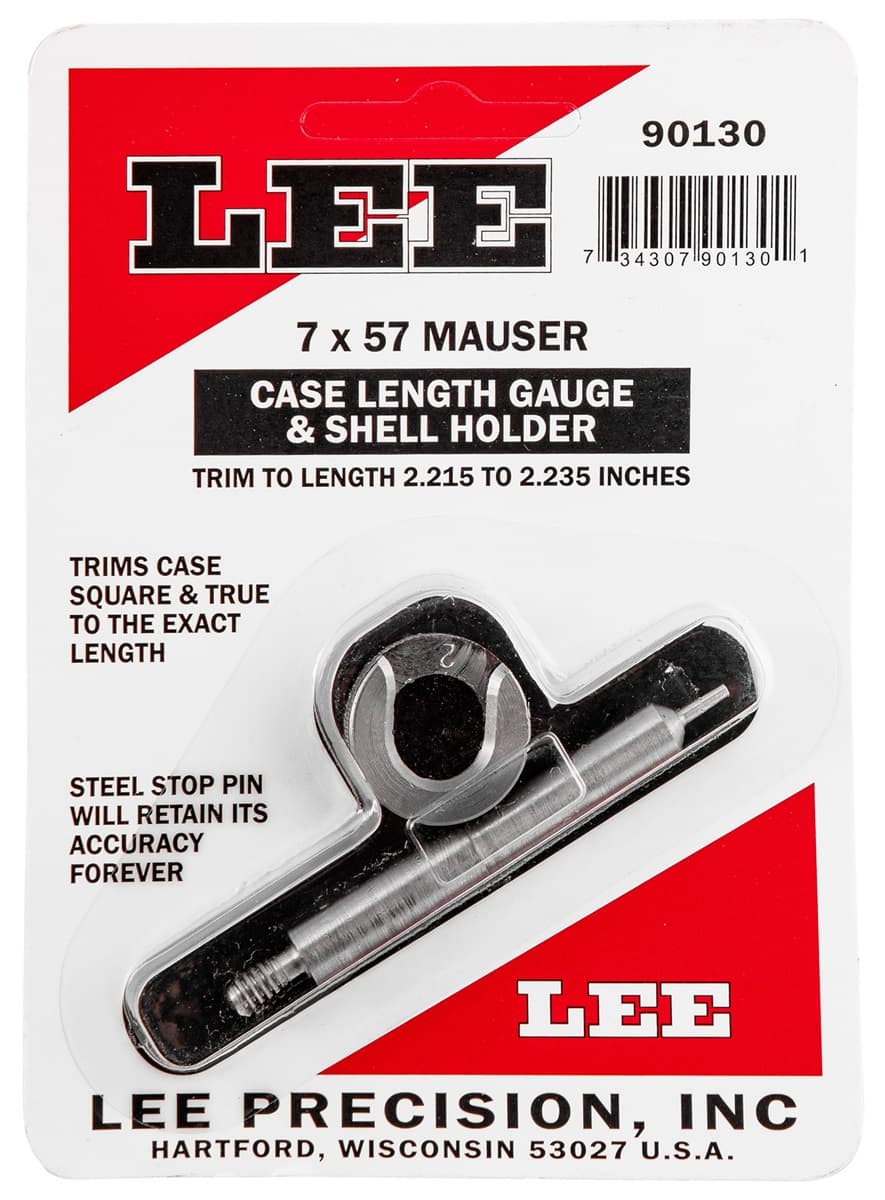 Lee Precision Case Length Gauge 7x57mm Mauser Steel 0.07 lbs - 90130 Lee Precision Case Length Gauge 7x57mm Mauser Steel 0.07 lbs - 90130
